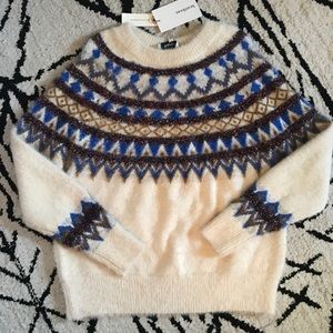 Anthropologie Fair Isle Sweater